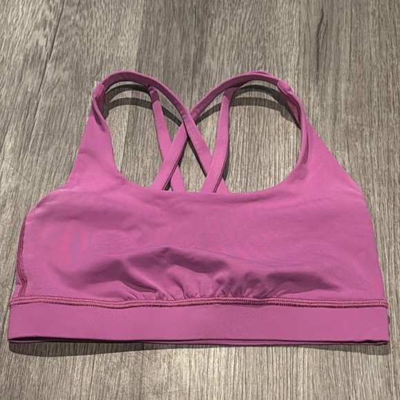 polar pink size 2 lululemon athletica energy bra - Picture 4 of 4
